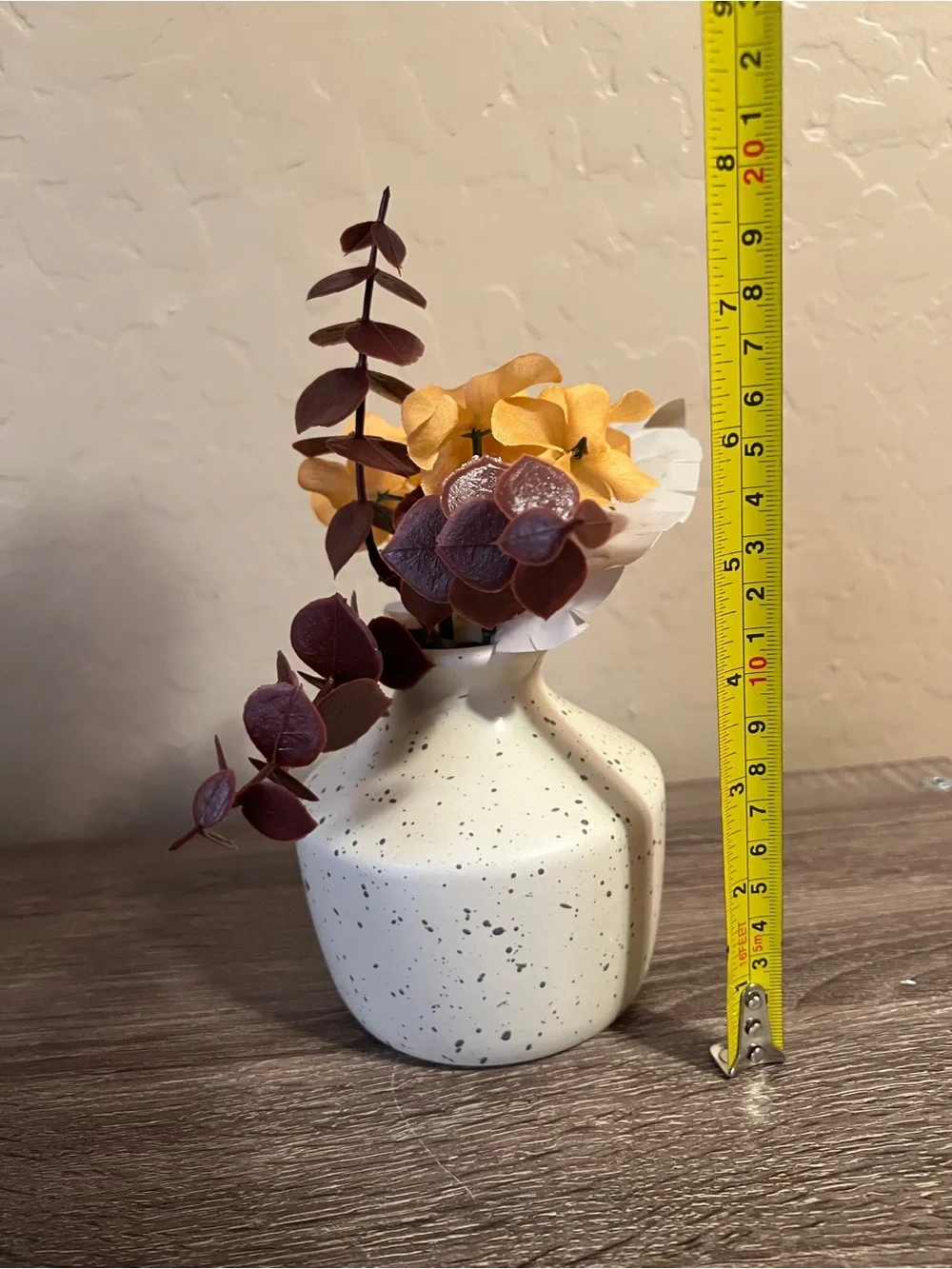 Target Bullseye Potted Floral Fall Ceramic Vase Flowers NWT
